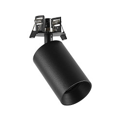 Einbaustrahler CAN TILT ROUND SINGLE, IP20, rund, 1-flammig, GU10, kardanisch, schwarz