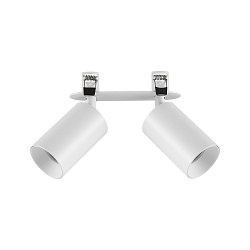 Einbaustrahler CAN TILT ROUND DOUBLE, IP20, rund, 2-flammig, 2x GU10, kardanisch, wei�