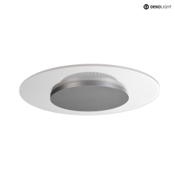 LED Ceiling luminaire ZANIAH 29, 12W, 3000K, IP20, dimmable, silver