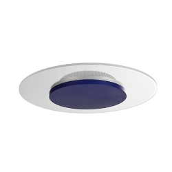 LED Ceiling luminaire ZANIAH 29, 12W, 3000K, IP20, dimmable, blue