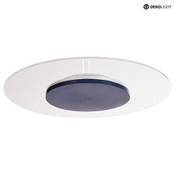LED Ceiling luminaire ZANIAH 37, 18W, 3000K, IP20, dimmable, blue