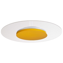 LED Ceiling luminaire ZANIAH 42, 24W, 3000K, IP20, dimmable, yellow