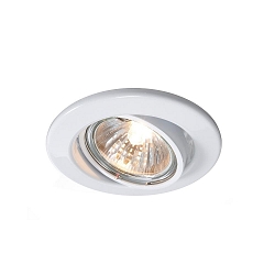Recessed ceiling ring 68s, voltage constant, 12V AC / DC, GU5.3 / MR16, 50W, swivelling, white