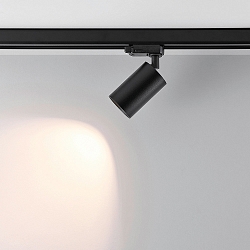 3-Phasen-Schienenstrahler CAN, 220-240V, GU10, Alu-Druckguss, kardanisch, schwarz