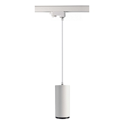 3-phase spot LUCEA 20 IP20, transparent, traffic white dimmable