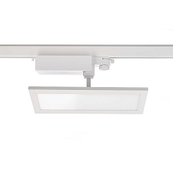 3-phase spot PANEL TRACK LIGHT IP20, milky, traffic white