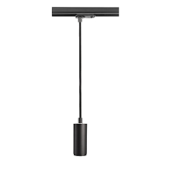 1-phase pendant luminaire LUCEA IP20, deep black dimmable