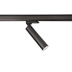 LED 3-Phasen-Strahler SLIM, IP20, 5W 2700K 500lm 36�, CRi >90, UGR <19, verstellbar, dimmbar, schwarz