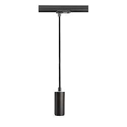 1-phase pendant luminaire LUCEA DTW Dim-To-Warm IP20, deep black dimmable