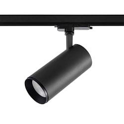 3-phase spot LUCEA 40 TILT DALI controllable IP20, black dimmable