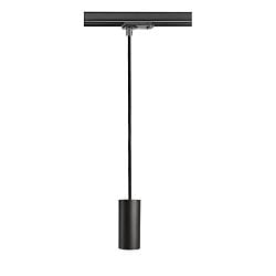 1-phase pendant luminaire CAN 150 down, cylindrical, short GU10 IP20, black