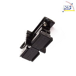 Accessories for 3-phase track system D LINE - mechanical connector, 220-240V AC / 50-60Hz, black