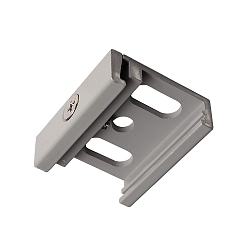 Zubeh�r f�r 3-Phasen-Schienensystem D LINE - Montagehalter Deckenbefestigung Flex, Grau