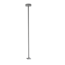 Deckenabh�ngung f�r 3-Phasen Leuchte D LINE, starr, 635 mm, silber