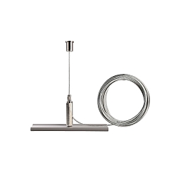 Zubeh�r f�r 3-Phasen Schienensystem D LINE Seilabh�ngungshalter Mini mit 5,0m Abh�ngeseil, grau