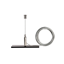 Zubeh�r f�r 3-Phasen Schienensystem D LINE Seilabh�ngungshalter Mini mit 5,0m Abh�ngeseil, schwarz