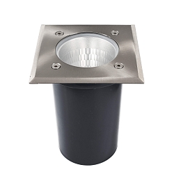 Bodeneinbauleuchte PHAKT, eckig, Set, spannungskonstant, 220-240V AC/50-60Hz, 1x max. 9W