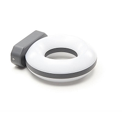 Outdoor LED Wandleuchte MUSCAE, IP54, Up / Down, 13.1W 3000K 860lm 2x130�, Alu-Druckguss, dunkelgrau