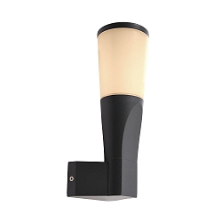Outdoor LED Wandleuchte BESSMA IV, IP54, 9W 3000K 580lm 360�, Dunkelgrau