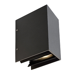 LED Au�enwandleuchte ARCTURUS I, IP54, UP&DOWN, LANG, 5.5W 3000K, 2x verstellbar 0-90�, Dunkelgrau