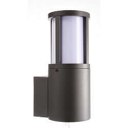 outdoor wall luminaire FACADO II ROUND OPAL round E27 IP65, dark grey, mat dimmable