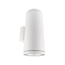 facade spotlight SHORELINE PRO ROUND 140 UP&DOWN 2 flames, round, CCT Switch IP65, white dimmable