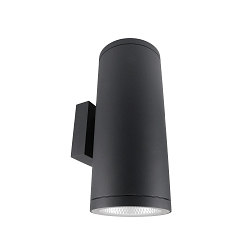 facade spotlight SHORELINE PRO ROUND 140 UP&DOWN 2 flames, round, CCT Switch IP65, dark grey dimmable