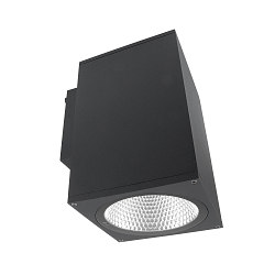 LED Fassadenstrahler SHORELINE PRO SQUARE 140 DOWN, IP65 IK08, 33W 3000/4000K 3400lm 36�, CRi >90, dimmbar, dunkelgrau