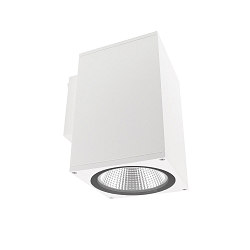 LED Fassadenstrahler SHORELINE PRO SQUARE 140 DOWN, IP65 IK08, 33W 3000/4000K 3400lm 36�, CRi >90, dimmbar, wei�