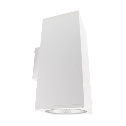 facade spotlight SHORELINE PRO SQUARE 140 UP&DOWN 2 flames, square, CCT Switch IP65, white dimmable