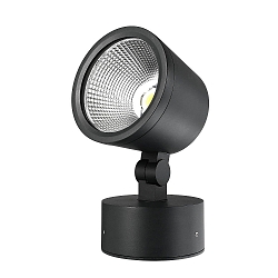 Outdoor LED spot COLT 30W COB, IP65, 3000K 2320lm 4395cd 40�, die-cast aluminum, black grey / opal