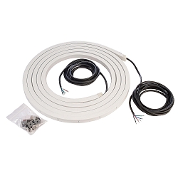 Flexible outdoor LED strip D FLEX LINE TOP TOP-VIEW, IP68, 24V DC, 43W RGB+3200K 1260lm 117�, 500cm