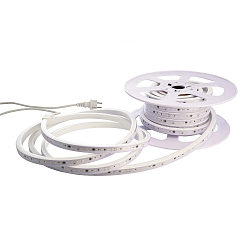 LED Strip flexible transparent, white