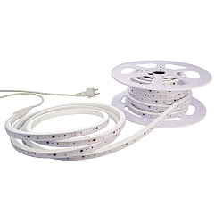 LED Strip flexible transparent, white