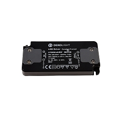 Netzger�t FLAT, Power Supply 500mA 6W, 220-240V AC, sek. 2-12V DC / 500mA, 6W, Schwarz