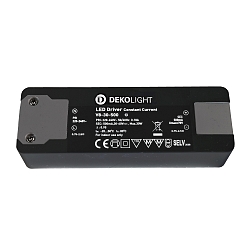 LED driver BASIC CC 500MA current constant, adjustable, switchable, anthracite, black