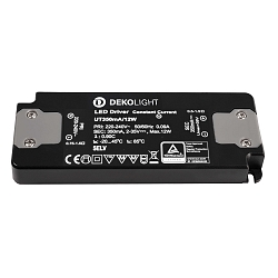 LED driver FLAT CC UT350MA current constant, switchable, anthracite, black