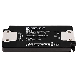 LED driver FLAT CV UT12V voltage constant, switchable, grey, black