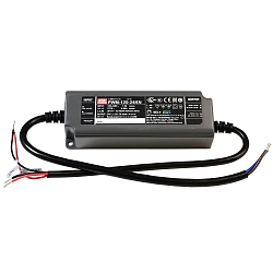 Meanwell power supply unit, CV, PWM-120-24KN, voltage constant, dimmable: KNX, 90-305V AC/50-60Hz, 24V DC