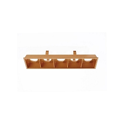 KapegoLED CETI 5 Reflektor, Kunststoff, Gold