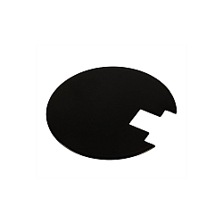 Rear cover for series UNI II MINI, metal, IP20, black