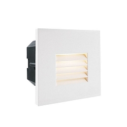Cover grid for recessed LED wall luminaire LIGHT base II COB outdoor, 10 x 10cm, beam angle 65�, aluminum, white
