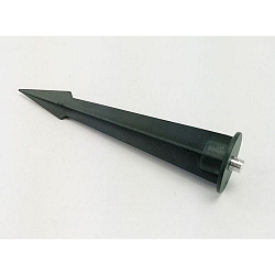 Erdspie� f�r Outdoor Serie COLT, Versionen 15 / 25 / 30 / 36 / 65W, M10-Gewinde, 21.9cm, Aluminium, Schwarzgrau