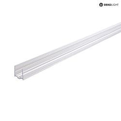 Profile for D FLEX LINE TOP LED strip, 100cm, plastic, clear
