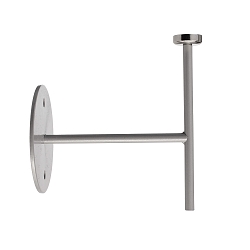 Zubeh�r f�r LED-Magnetleuchte MIRAM � Wandhalter, B/H: 8.5cm/9.6cm, Aufbauversion, magnetisch, mechanisch, grau