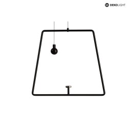 Pendel für Magnetleuchte MIRAM, B/H: 20,5cm/18,5cm, schwarz