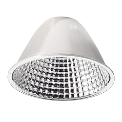 Reflektor f�r Serie UNI II MINI, � 3.5cm / H 2.3cm, Polycarbonat, silber, 24�