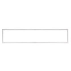 Zubeh�r f�r LED Einlege-Panel 150 x 30cm - Einbaurahmen, verkehrswei� RAL 9016