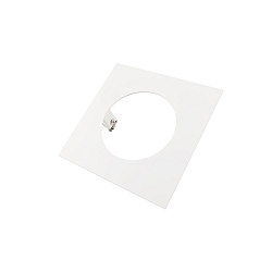 Einbau-Reduzierring quadratisch, IP20 IK03, 155mm / innen � 95mm / DA 120mm, Clipfedern, Metall, verkehrswei�