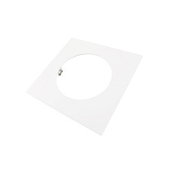 Einbau-Reduzierring quadratisch, IP20 IK03, 210mm / innen � 135mm / DA 175mm, Clipfedern, Metall, verkehrswei�